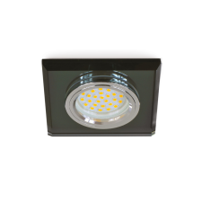 Kobi Süllyesztett GU10 halogén spotlámpa, négyzet alakú, fekete, Kobi világítás