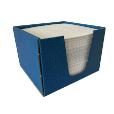 - Kockatömb, 100x100 mm, adagolóval, kockás jegyzettömb