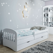 Kocot Kids Classic 1 Ifjúsági ágy ágyneműtartóval és matraccal #fehér - Többféle méretben gyermekbútor