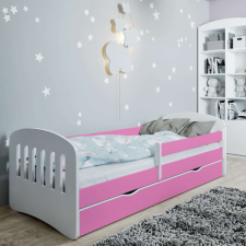 Kocot Kids Classic 1 Ifjúsági ágy ágyneműtartóval és matraccal #rózsaszín - Többféle méretben gyermekbútor