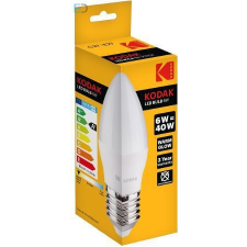  KODAK 30415775 LED CANDLE C37 E27 6W (40W) 480LM WARM-WHITE világítás