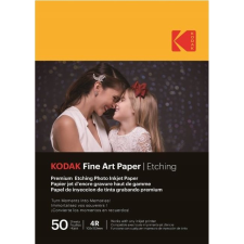 Kodak Fine Art fotópapír - Etching effect 210g, A6, 10x15, 50db (SB9727) fotópapír