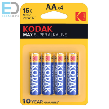 Kodak MAX KAA AA LR6 1,5V B4 ceruzaelem