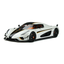  Koenigsegg Regera fehér 2018 modell autó 1:18 makett
