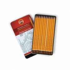 KOH-I-NOOR Graphic Hatszögletű grafitceruza készlet (12 db / csomag) ceruza