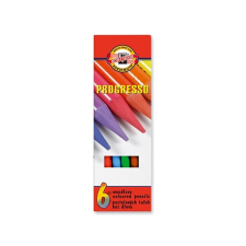 KOH-I-NOOR Színes ceruza KOH-I-NOOR 8755 Progresso hengeres 6 db/készlet színes ceruza