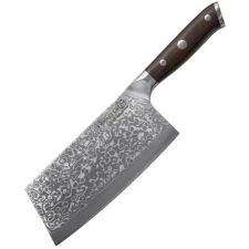 KOHERSEN Cleaver Elegance Ebony Wood Rozsdamentes acél Húsvágó Bárd 16,5cm - Fekete konyhai eszköz