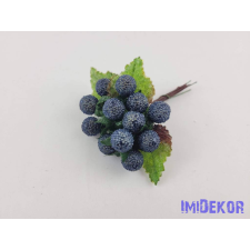  Kökény x12 fagyott hatású köteg 10cm dekorációs kellék