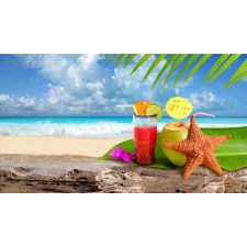  Koktél és tenger gyümölcsei tapéta 2, 300 x 250 cm tapéta, díszléc és más dekoráció