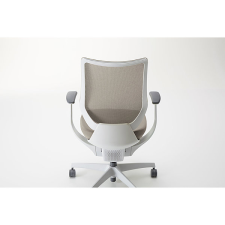 KOKUYO ING Glider 360° fehér váz, bézs színű háló forgószék