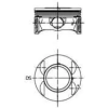 KOLBENSCHMIDT dugattyú 40027710