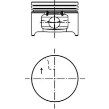 KOLBENSCHMIDT dugattyú 40277610 autóalkatrész