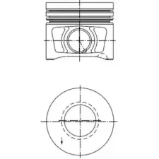 KOLBENSCHMIDT dugattyú 40387620 autóalkatrész