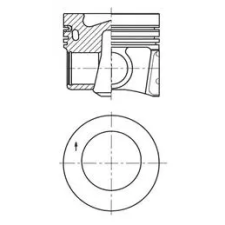 KOLBENSCHMIDT dugattyú 41271610 autóalkatrész