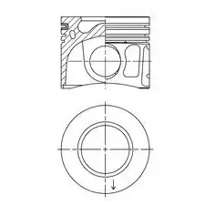 KOLBENSCHMIDT dugattyú 41765600 autóalkatrész