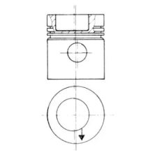 KOLBENSCHMIDT dugattyú 93831610 autóalkatrész