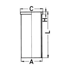 KOLBENSCHMIDT hengerpersely 89434190 autóalkatrész