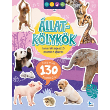 Kolibri Kiadó Ismeretterjesztő matricásfüzet - Állatkölykök - Több mint 130 matricával gyermek- és ifjúsági könyv