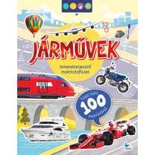 Kolibri Kiadó Ismeretterjesztő matricásfüzet - Járművek gyermek- és ifjúsági könyv