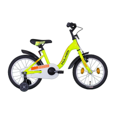  Koliken 16″ Lindo kerékpár, zöld-narancs, kontrás gyermek kerékpár