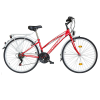 KOLIKEN Gisu váltós női Trekking Kerékpár 28" #piros-fehér