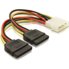 Kolink molex -&gt; 2db SATA tápátalakító (KKTSATAL2P) kábel és adapter