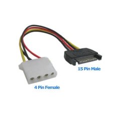 Kolink SATA tápkábel átalakító kábel és adapter