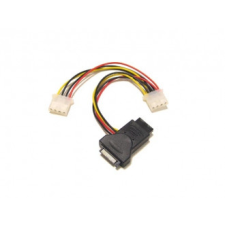 Kolink SATA tápkábel átalakító Sata->3x4pin Female (95130 / KKTSAP01M03) kábel és adapter