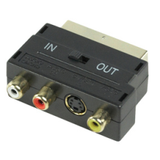 Kolink - SCART Átalakító SCART (Male) - 3x RCA (Female) Adapter kábel és adapter
