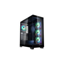 Kolink Unity Peak ARGB Midi-Tower Showcase, Tempered Glass - black számítógép ház