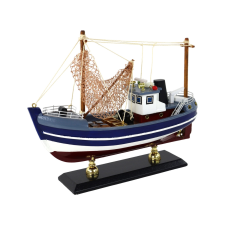 Kollekciós fa halászhajó puzzle, kirakós