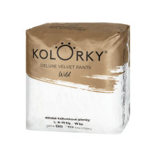 Kolorky Velvet Deluxe Pants öko bugyipelenka, L (8-13kg), 19db pelenka