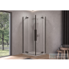 Kolpa San Polaris Q 100 B/1 szögletes nyílóajtós zuhanykabin, fekete 515360