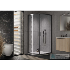 Kolpa San Venus R 80x80 íves zuhanykabin, fekete 661160 kád, zuhanykabin