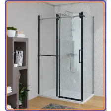 Kolpa San Virgo UNI TK szögletes zuhanykabin 160x80 cm Ezüst kád, zuhanykabin