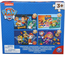  Kölyök őrjárat 4 az 1-ben fa puzzle puzzle, kirakós