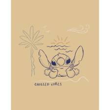 Komar falikép Disney Lilo and Stitch Chilled Vibes 40 cm x 50 cm grafika, keretezett kép