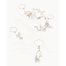 Komar nemszőtt fotótapéta Disney Winnie The Pooh A Bluster Day bézs tapéta, díszléc és más dekoráció