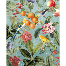 Komar vlies fotótapéta Birds and Berries 200 cm x 250 cm tapéta, díszléc és más dekoráció