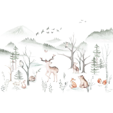Komar vlies fotótapéta Cozy Woods 400 cm x 280 cm tapéta, díszléc és más dekoráció