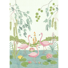 Komar vlies fotótapéta Flamingo Vibes 200 cm x 280 cm tapéta, díszléc és más dekoráció