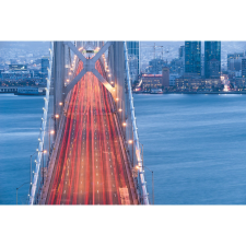 Komar vlies fotótapéta San Francisco Blues 300 cm x 200 cm tapéta, díszléc és más dekoráció