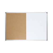  Kombitábla OPTIMA 90x120 parafa/mágneses törölhető alumínium keret parafatábla