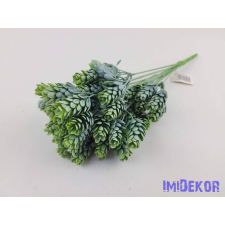  Komló 9 ágú műzöld csokor 33cm - Hamvas dekorációs kellék