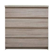  Komód, 4- fiókos, tölgyfa sonoma, PANAMA TYP 05 bútor