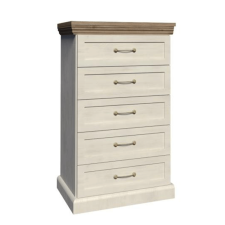  komód, 5 fiókkal, északi sosna/vadtölgy, ROYAL db5 bútor