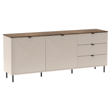  Komód, kasmír/castello tölgy, EYCO 2D3S bútor