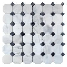  Kőmozaik Premium Mosaic Stone calacatta 30x30 cm fényezett STMOSOCTACA csempe