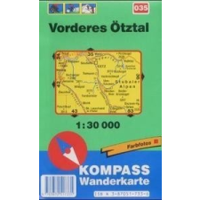 Kompass 035. Vorderes Ötztal turista térkép Kompass 1:30 000 térkép