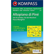 Kompass 075. Altopiano di Piné turista térkép Kompass 1:35 000 térkép